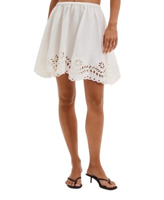 Neoline Broderie Anglaise Mini Skirt