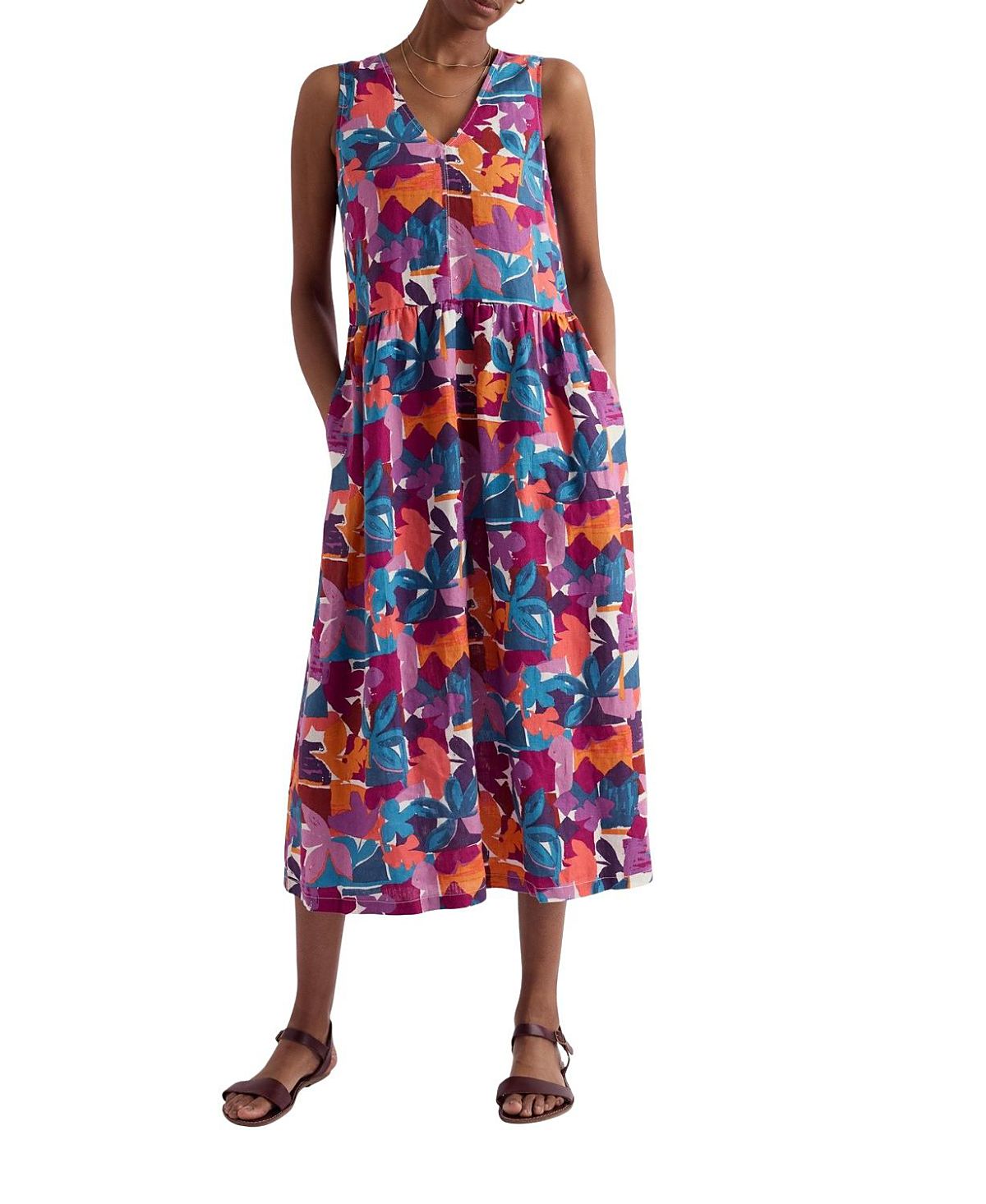 Seasalt Cornwall Lowland Heather Sleeveless Dress