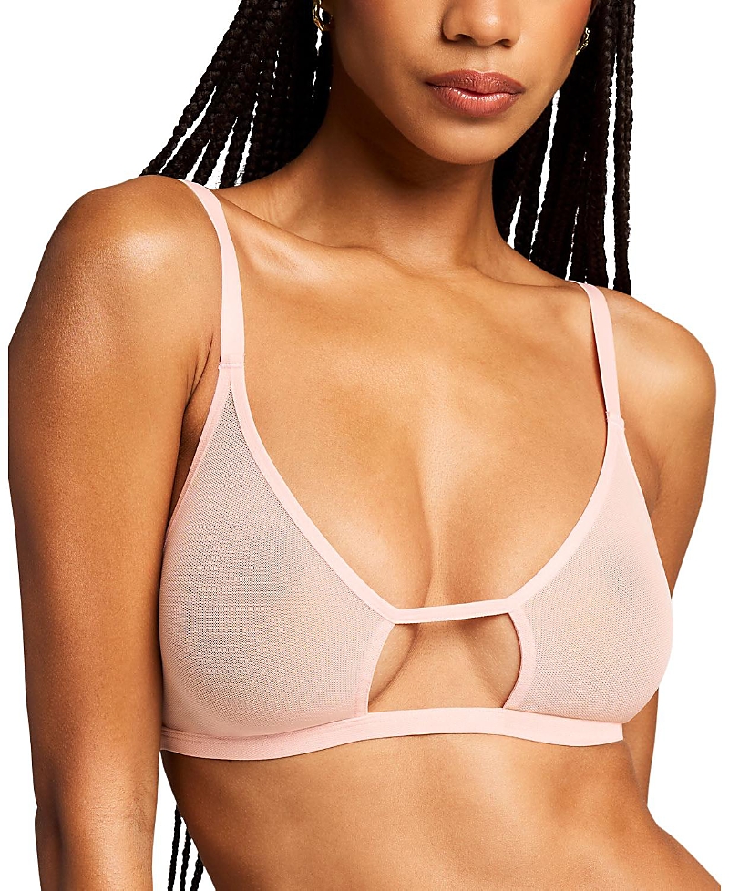 Negative Sieve Cutout Bra In Sand