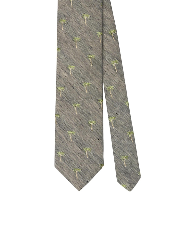 Robert Talbott Palm Silk Linen Best of Class Necktie