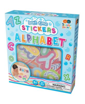  Alphabet Bath Time Stickers 26 Foam A to Z Letter Pieces, Ages 3+