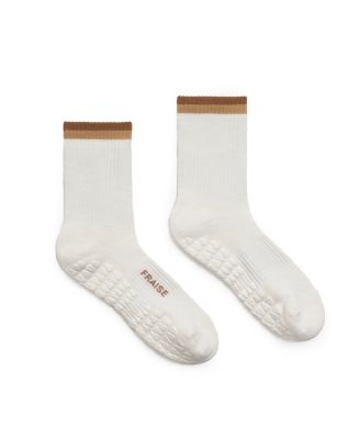  Striped Crew Grip Sock