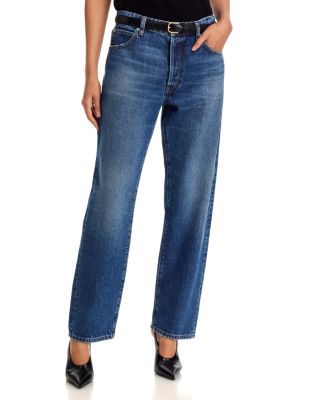 The Essential Mid Rise Straight Jeans in Lucky