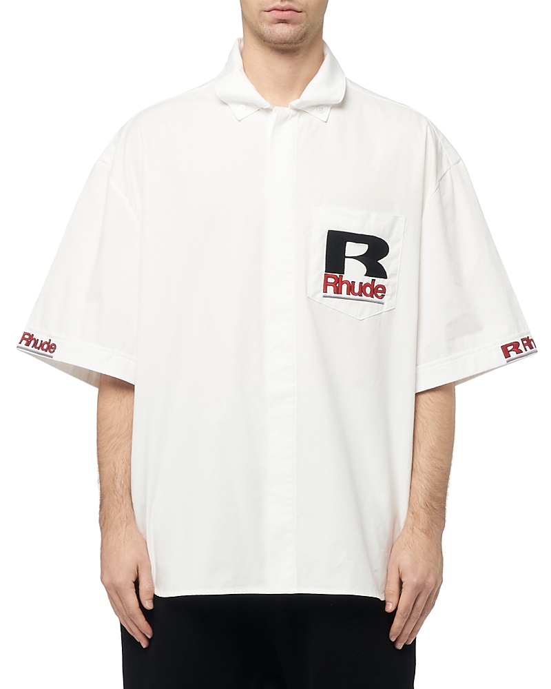 R H U D E Logo Graphic Mechanic Shirt