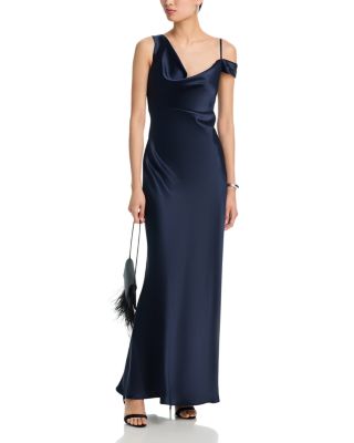 couture denim dress Noreen Strapless Print Midi Blue adding both versatility and minimal dress Color:Ivory with Softest Blush Underlay (Pictured) Windsor Lorelai Beaded Floral