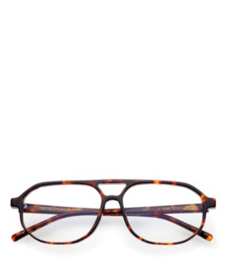  Unisex Aviator Fenix Blue Light Reading Glasses, 55mm