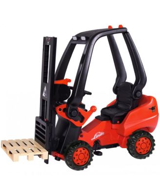  Linde Forklift Pedal Ride On Farm Toy Vehicle, Ages 3+