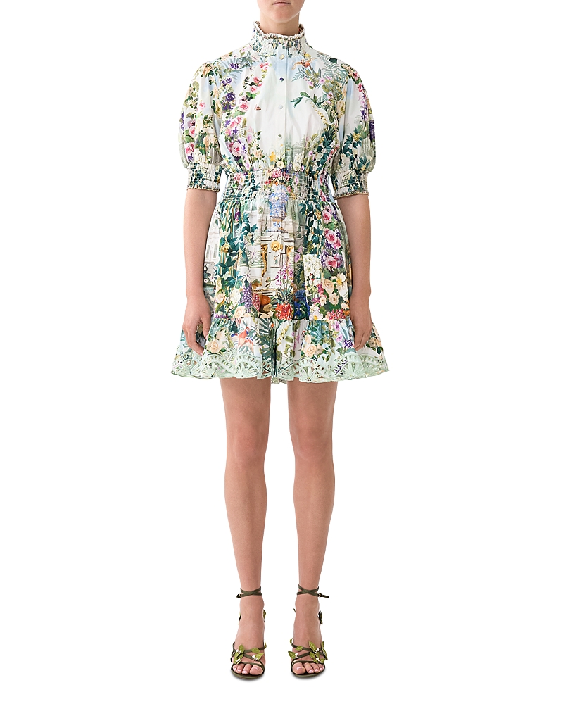 Camilla Shirred Waist Short Dress