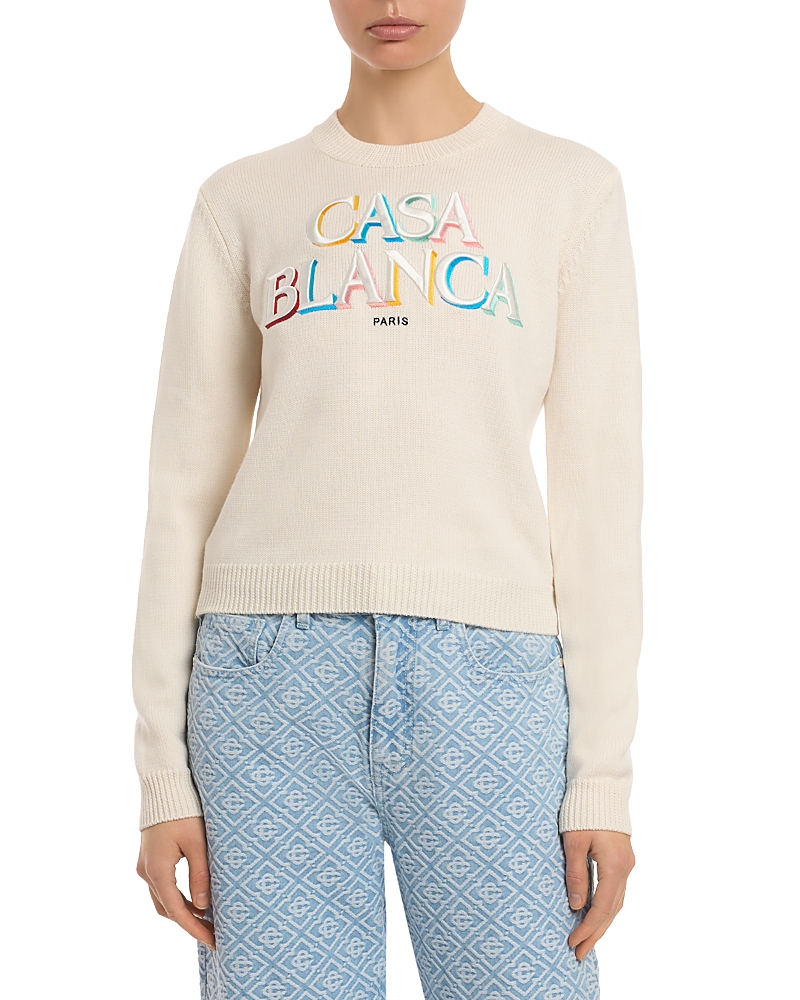 Casablanca Stacked Logo Jumper
