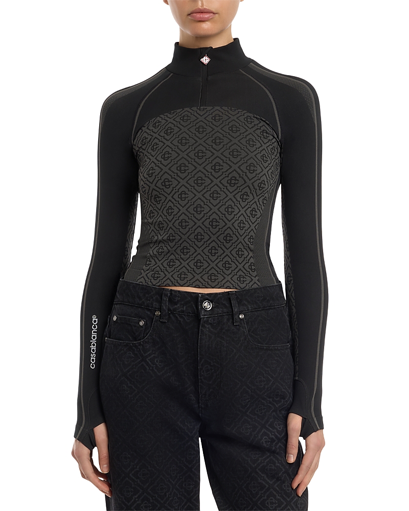 Casablanca Seamless Monogram Top