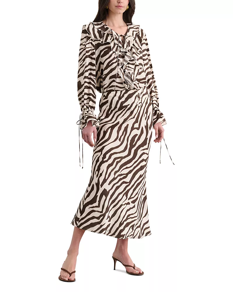 Toccin Viv Bias Maxi Skirt