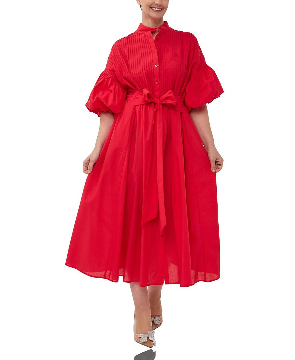 Marielle Stokkelaar Phoebe Puffed Sleeve Maxi Dress