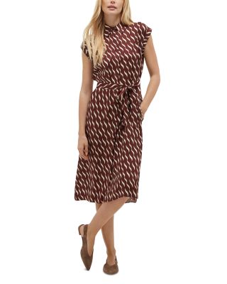 Petites Kalinda Geometric Print Dress
