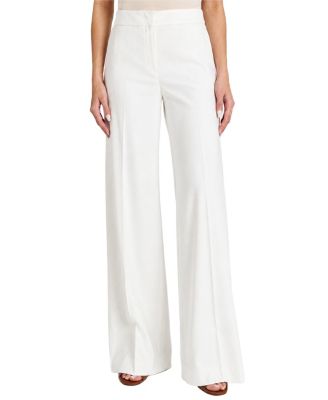 Gigi Wide Leg Pant in Cotton Stretch