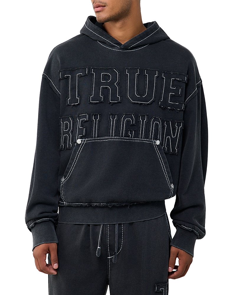 True Religion Big T Cinched Logo Hoodie