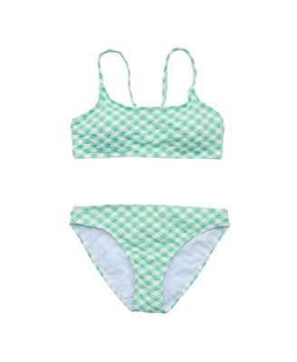 Girls' Cool Mint Crush Teen Crop Bikini - Big Kid