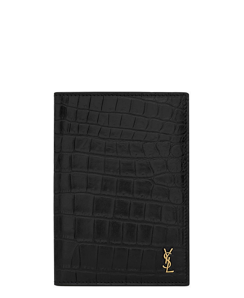 Saint Laurent Tiny Cassandre Passport Holder · OS