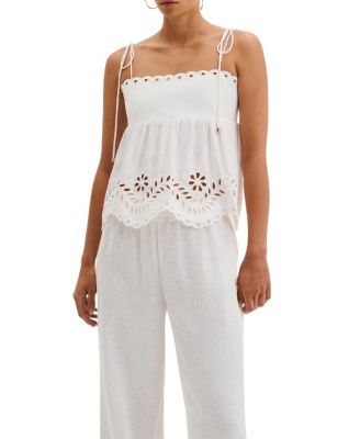 Carrie Broderie Anglaise Top