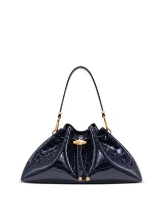 Cinch M Shiny Embossed Leather Shoulder Bag