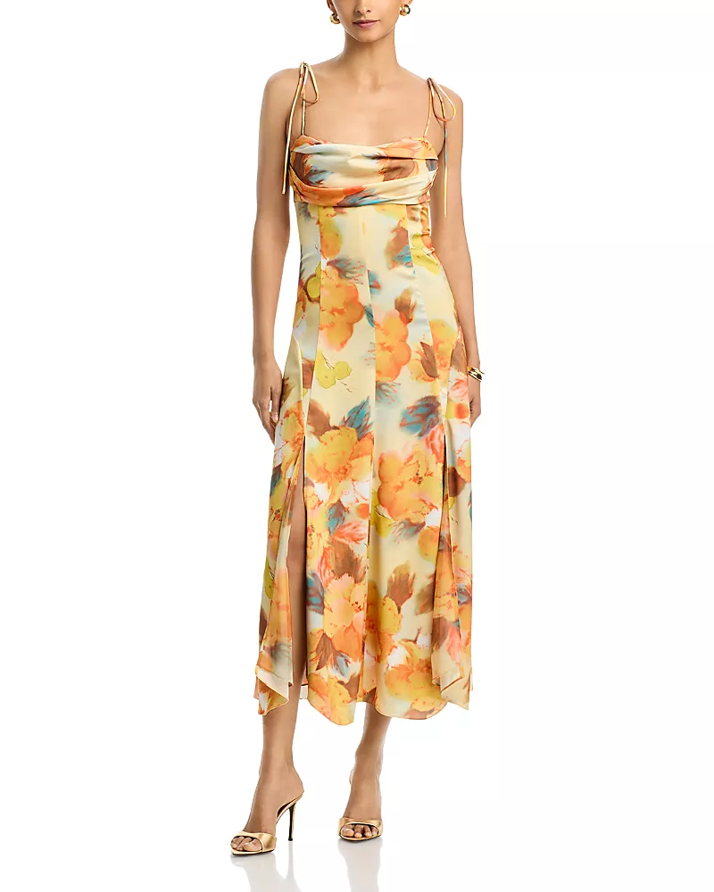 Cinq a Sept Watercolor Floral Betty Dress
