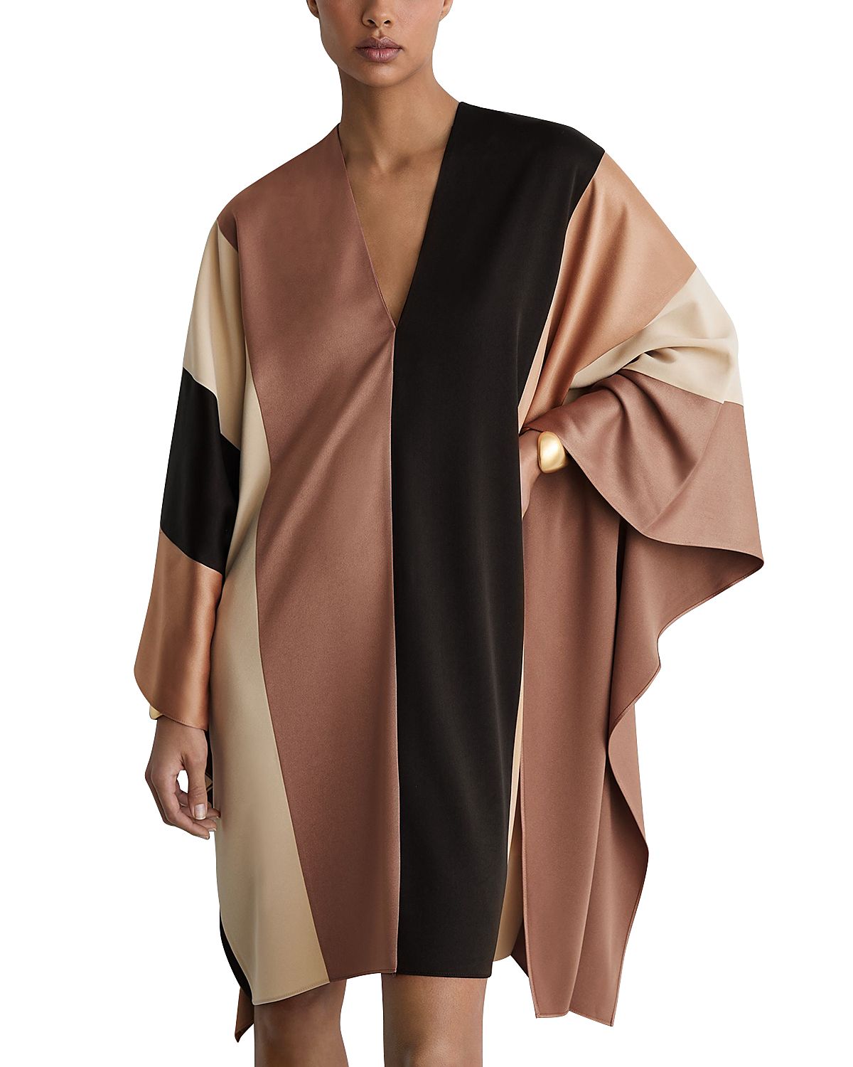 Reiss Color Block Tunic Dress