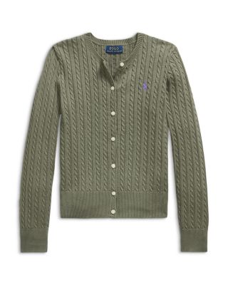 Girls' Mini Cable Cotton Cardigan - Little Kid, Big Kid