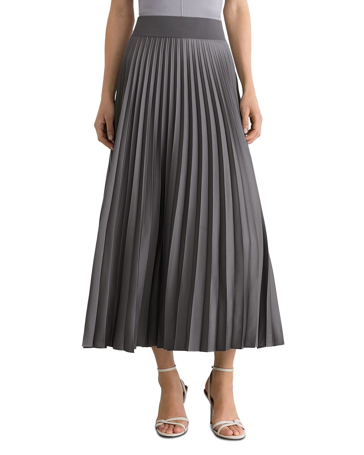 Reiss Seren Pleated Midi Skirt