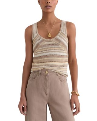 Stripe Knitted Vest