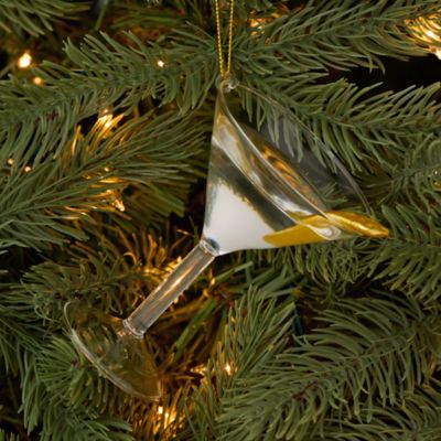 Lemon Twist Martini Ornament - Exclusive