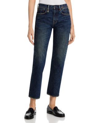 Romeo High Rise Straight Jeans in Hoyt Blue Stretch