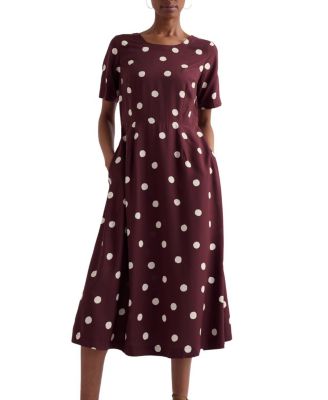 Seasalt Cornwall Tilly Short Sleeve Midi Dress