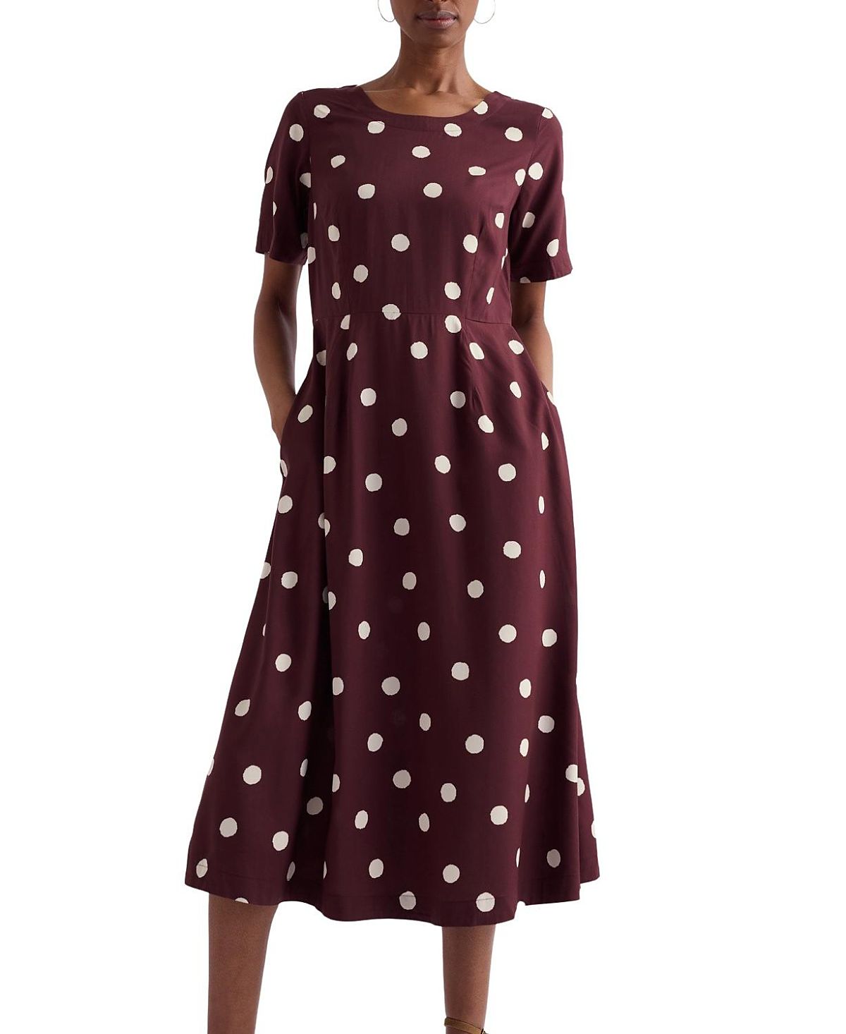 Seasalt Cornwall Tilly Short Sleeve Midi Dress