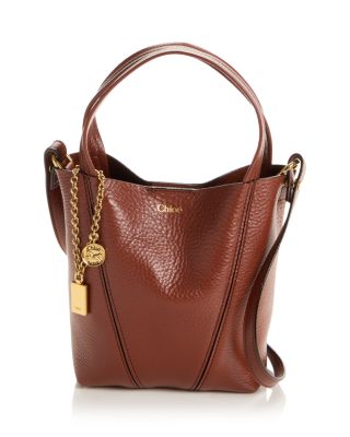 Small Spin Tote in Leather