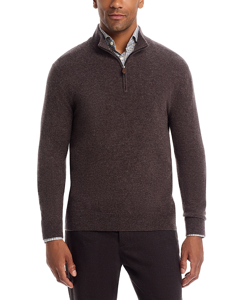 The Men's Store at Bloomingdale's Timber Cashmere Quarter-Zip Sweater - Exclusive