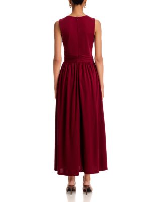 Sleeveless Twist Jersey Maxi Dress - Exclusive - thumbnail 4