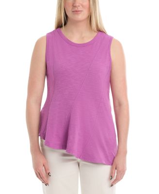 Asymmetric Seam Shell Top