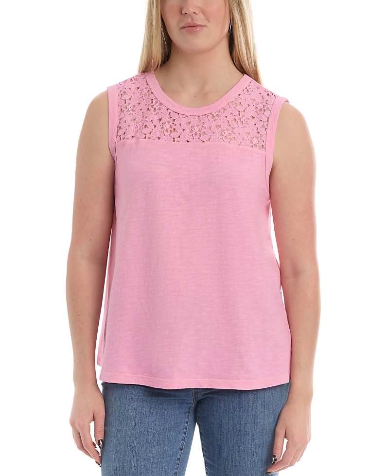Wilt Clothing Shell with Lace Yoke Top