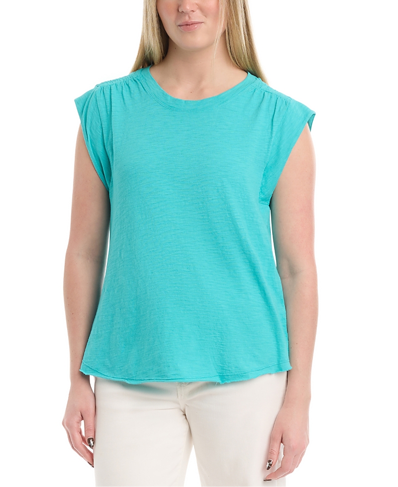 Wilt Clothing Ruched Shoulder Tee
