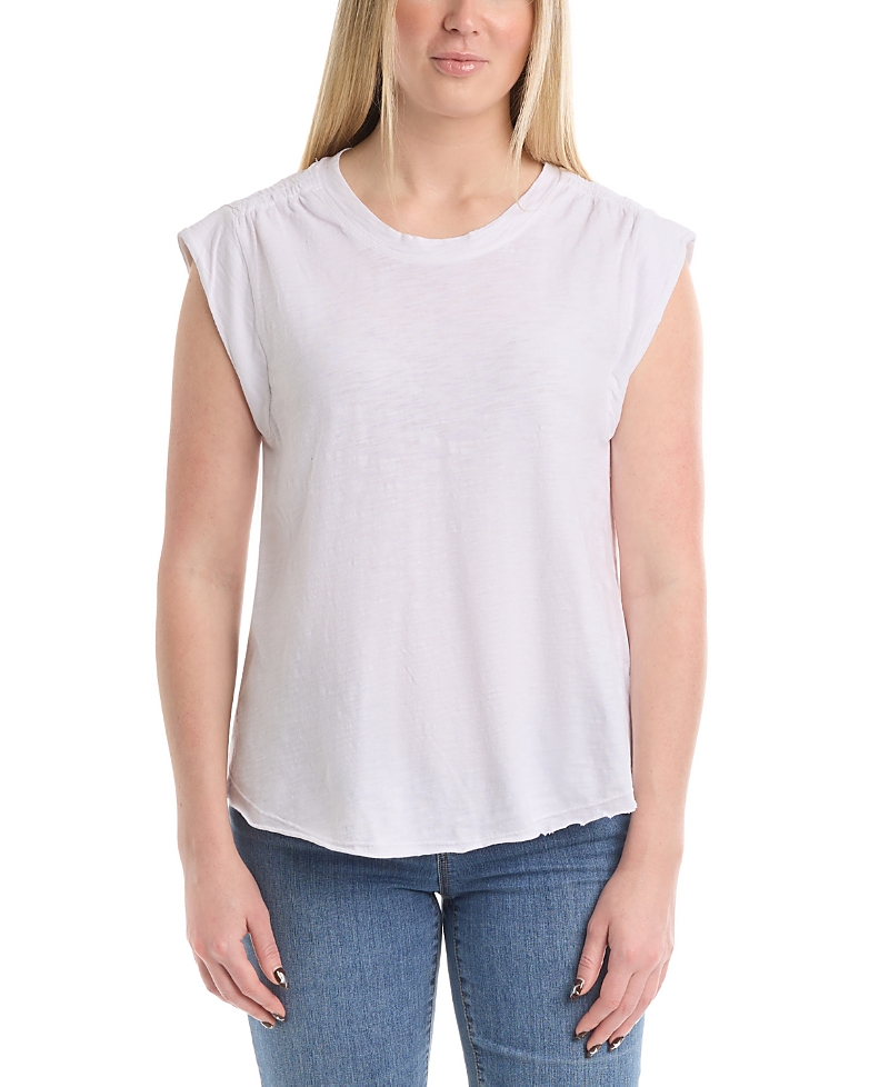 Wilt Clothing Ruched Shoulder Tee