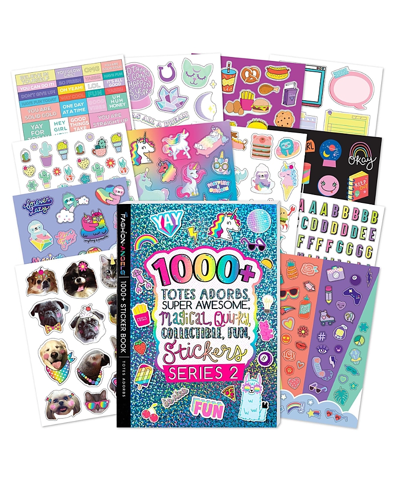 Fashion Angels 1,000+ Totes Adorbs Sticker Book, Ages 6+