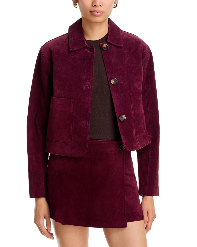 Blanknyc Suede Cropped Jacket
