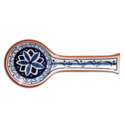 Terracotta Hand Painted Spoon Rest