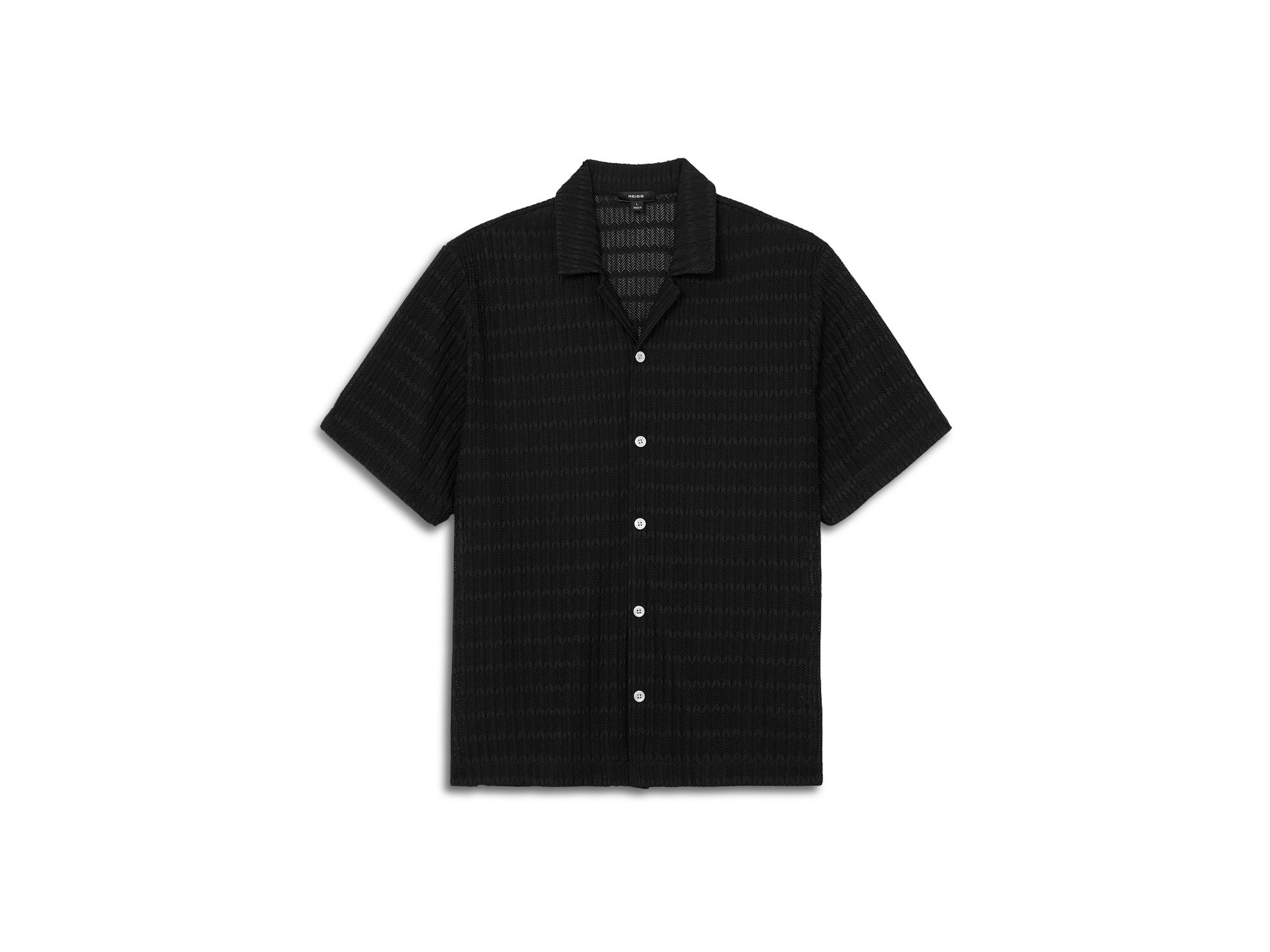 Crochet Knit Cuban Shirt — Image 6