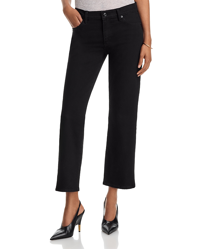 Frame The Cigarette Low Rise Jeans in Black