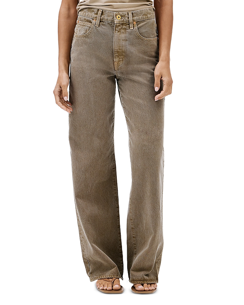 Slvrlake Grace High Rise Wide Jeans in Great Basin