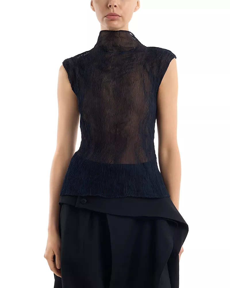 Issey Miyake Chiffon Twist 1 Top