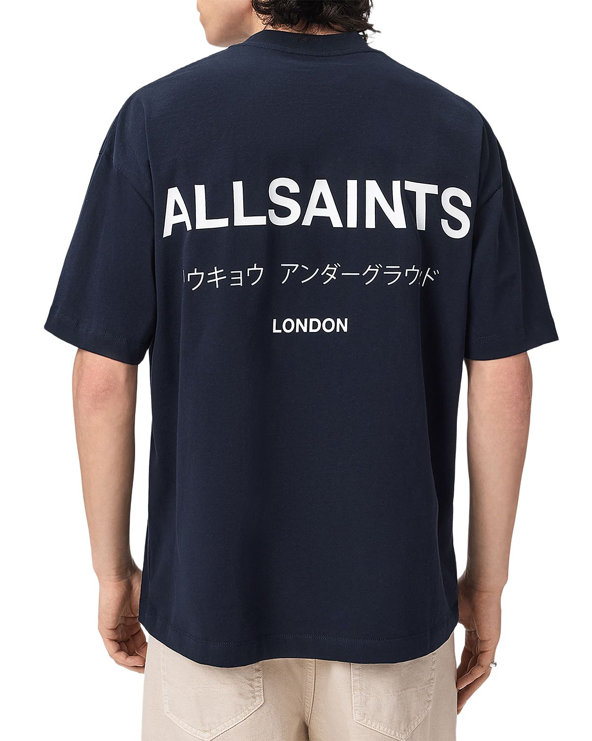 Allsaints Underground Organic Cotton Logo Graphic Tee