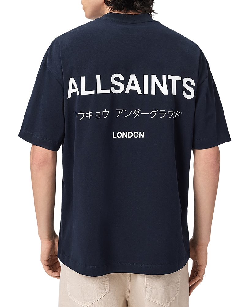 Allsaints Underground Organic Cotton Logo Graphic Tee