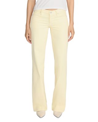 The Gray Low Rise Wide Leg Jeans in Limoncello