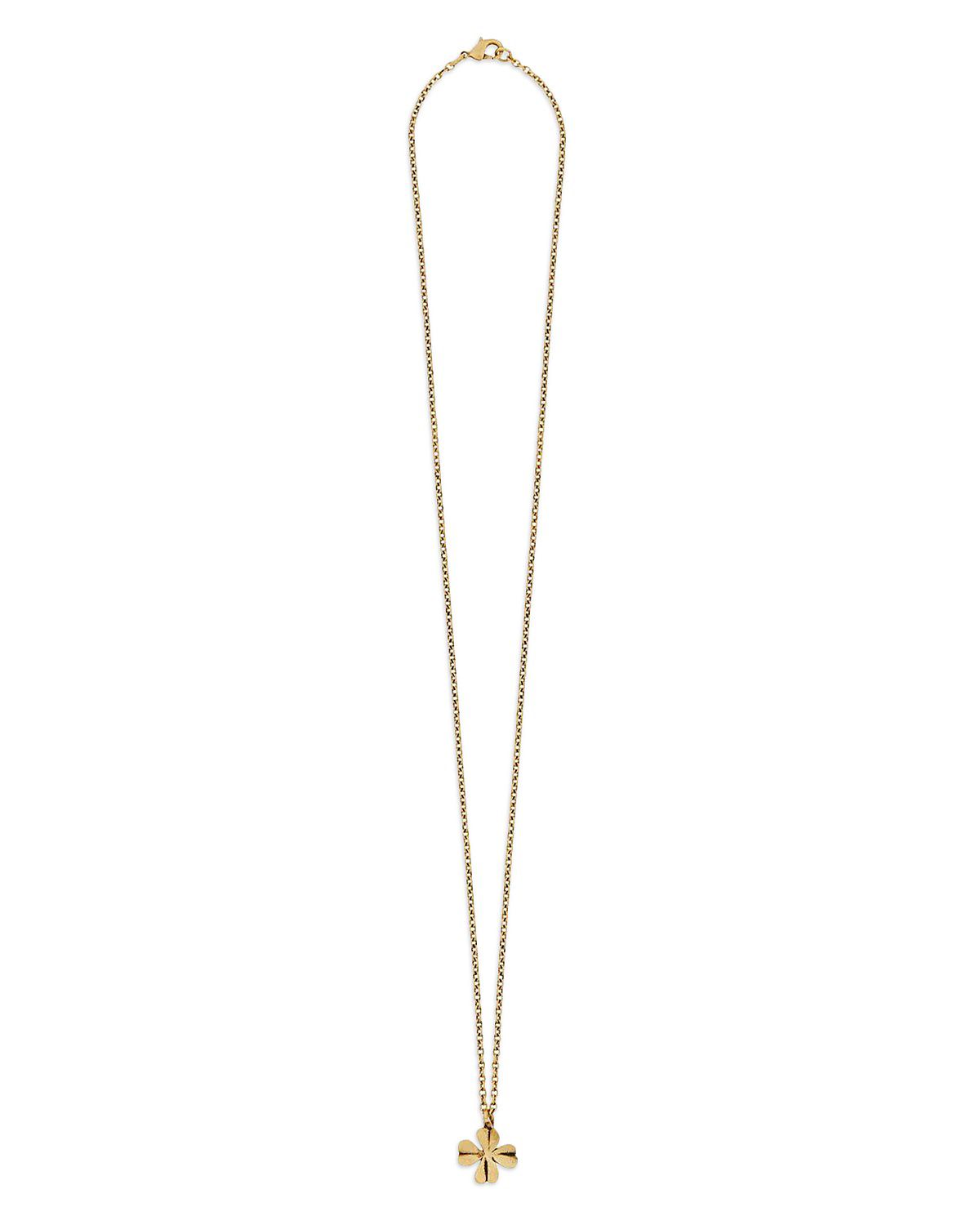 Saint Laurent Clover Necklace